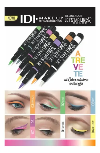 Idi Delineador De Ojos Jet Start Line Color Punta Plumon