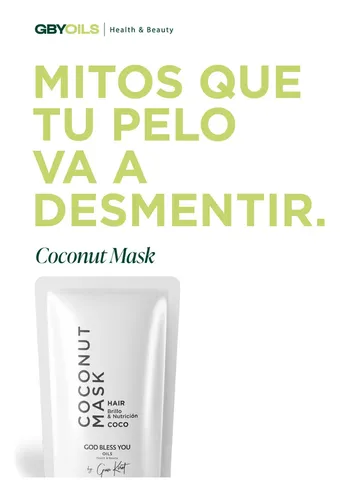 Coconut Mask Hair God Bless You Oils X 125ml