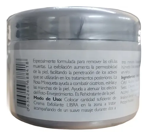 Crema Exfoliante Corporal Intensa 250 Gr Libra Cosmetica