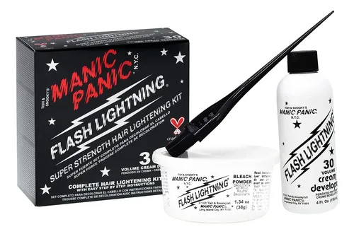 Kit De Decoloración Para El Cabello Manic Panic Flash Lightn