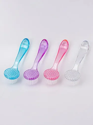 Cepillo De Limpieza Facial Nails Manual Exfoliante