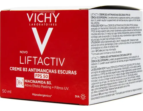 Liftactiv Crema B3 50ml Antimanchas Oscuras Spf50 Vichy