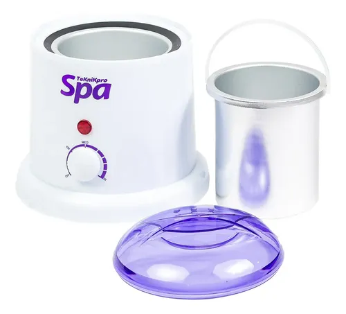 Calentador de cera depilatoria Teknikpro Wax Warmer220V color blanco