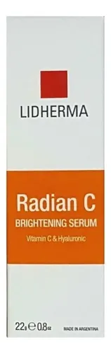Radian C Serum Lidherma Ácido Hialurónico Y Vitamina C Tipo de piel Grasa Mixta Normal Seca