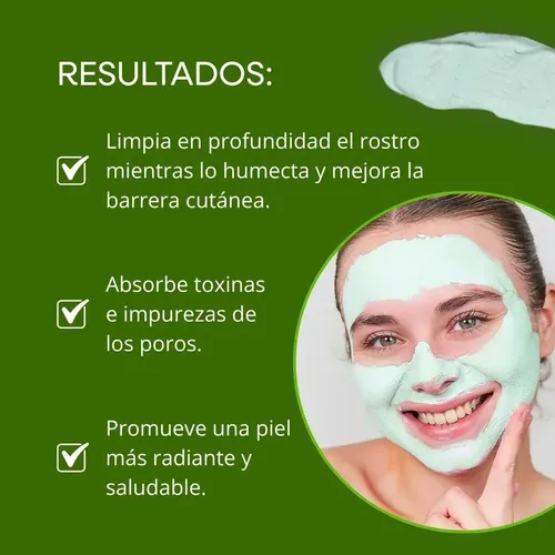 Mascarilla Facial Arcilla Ice Cream Mely Limpiadora Refresca