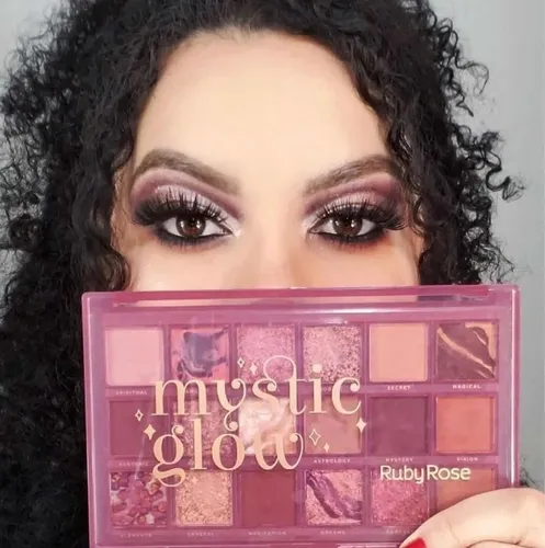 Paleta 18 Sombras Mystic Glow Ruby Rose Original