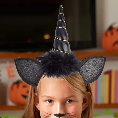 Diadema De Halloween, Aro Para El Pelo De Unicornio,