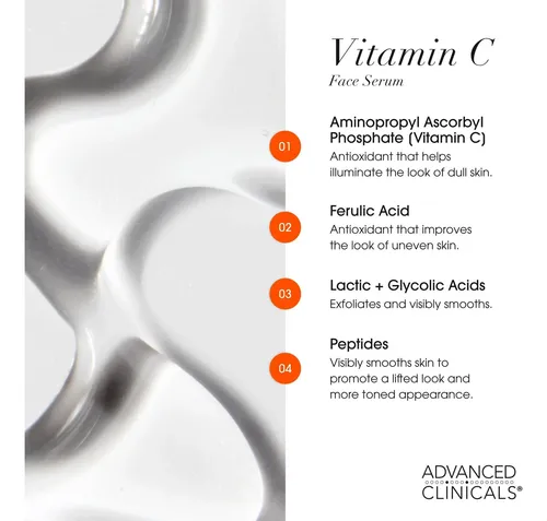 Sérum Advanced Clinicals, Vitamina C Iluminadora, 60 Ml, Paq