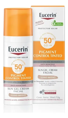 Eucerin Solar Pigment Control Color Tono Medio Fps50 50ml