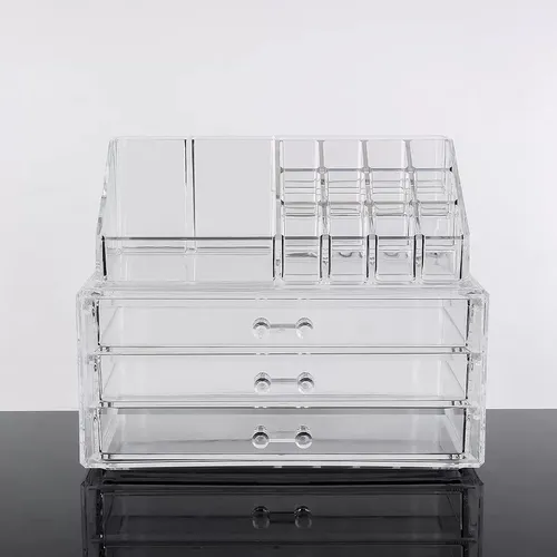 Organizador Acrílico De Maquillaje Accesorios Luvina Mujer 1015b