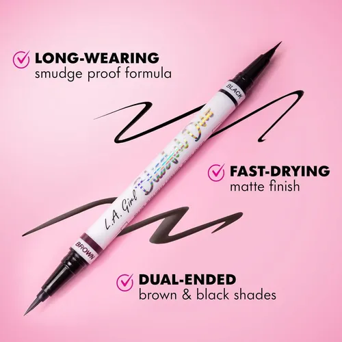 Delineador Líquido Doble L.a. Girl Blissful Duo
