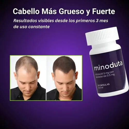 Bjph Fórmula Capilar Minoxidil 5 Mg Y Dutasteride 0.5 Mg 90