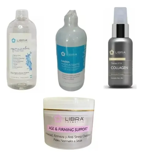 Kit Skincare Facial Piel Normal Rutina Diaria Libra