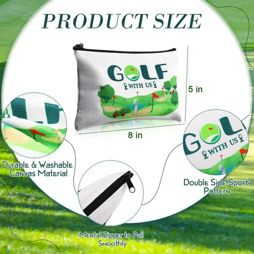 Bolsa De Maquillaje Eccliy Golf, Bolsa De Cosméticos De Lona