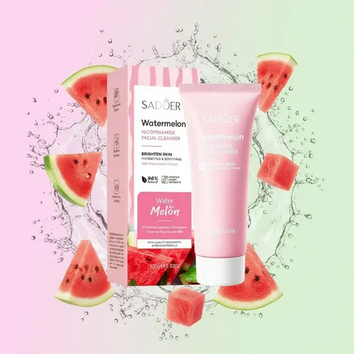 Limpiador Facial Watermelon Nicotinamide Sadoer 100g
