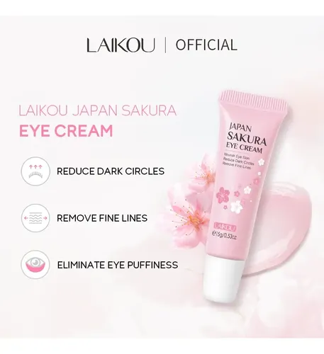Set De Viaje Laikou Sakura Con Esencia Facial Y Crema Ojos
