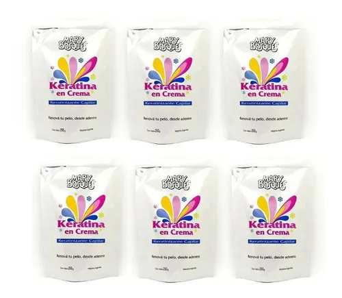 Keratina En Crema Mary Bosques Renovacion Capilar 250gr X6