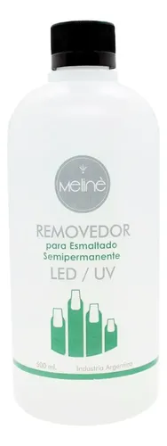 Removedor Para Esmalte Uñas Semipermanentes Meline X 500 Ml