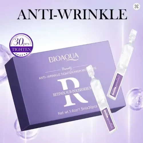 Ampolletas Retinol Antiarrugas Antimanchas Aclarante Cj 30pz Momento De Aplicación Noche Tipo De Piel Todo Tipo De Piel