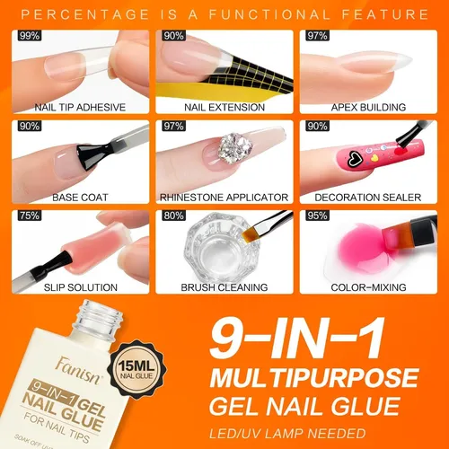 Conjunto De Pegamento De Uñas Gel Y Deshidratante/primer