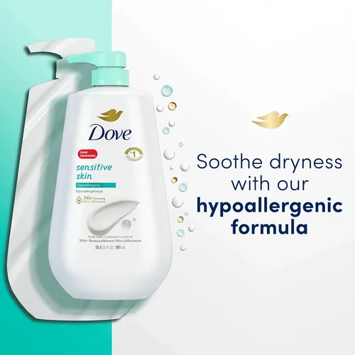 Gel De Baño Dove Para Piel Sensible Hipoalergénico 900 Ml