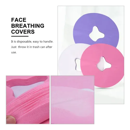 200 Almohadillas Faciales De Tela No Tejida Para Mesa De Mas