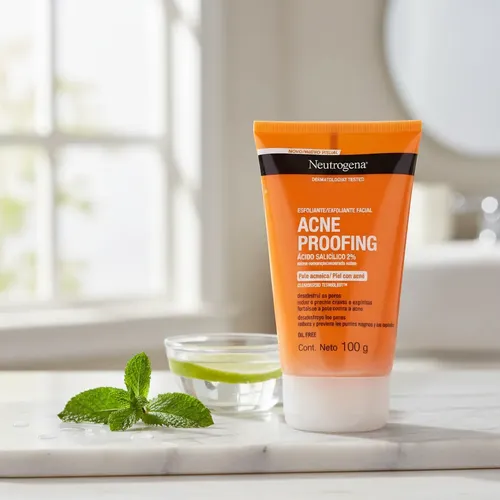 Exfoliante Facial Neutrogena Acne Proofing 100g Piel Acnéica