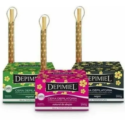 Cera Depimiel Lata X200gr Con Palo Y Sujetador (miel)