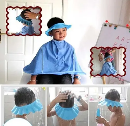 Gorro De Baño Suave Para Niños Para Duchas Rosa