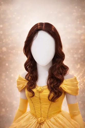 La Bella Y La Bestia Princesa Bella Peluca Cosplay
