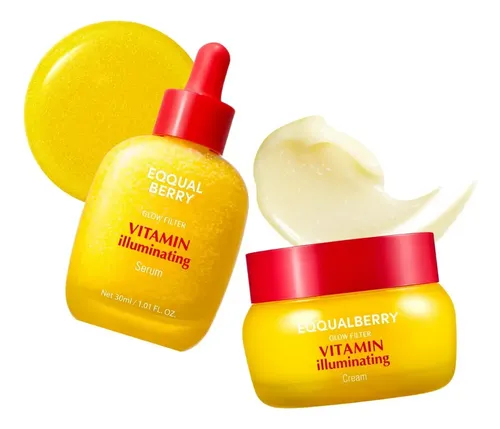 Cc Hyh Sérum Y Crema Iluminadores Vitamínicos Eqqualberry Cv