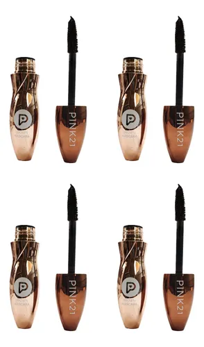 Set X 4 Mascara Pestañas Marrón Pink 21 Brown Volumen Define