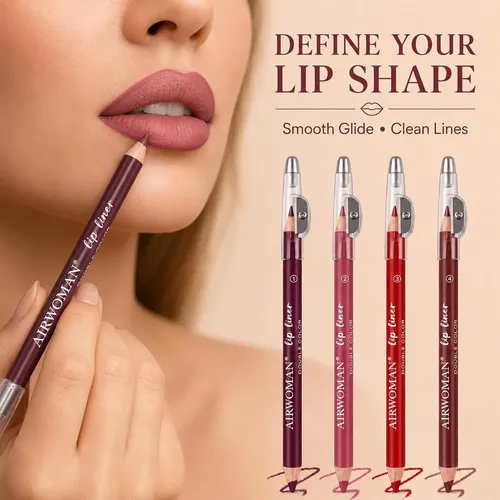 Kit Delineadores Labiales Bspainting 4p X2 Tonos 8 Colores
