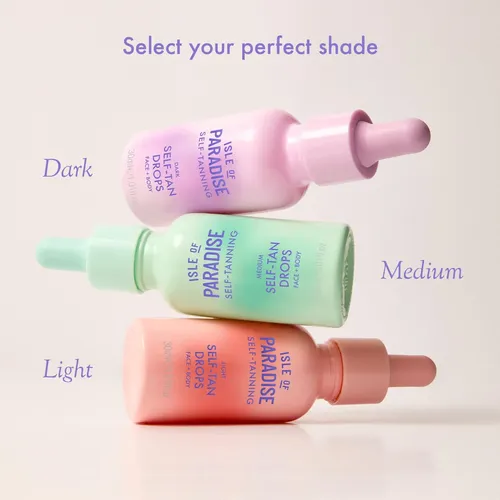 Gotas Autobronceadoras Isle Of Paradise Medium, 30 Ml, Para