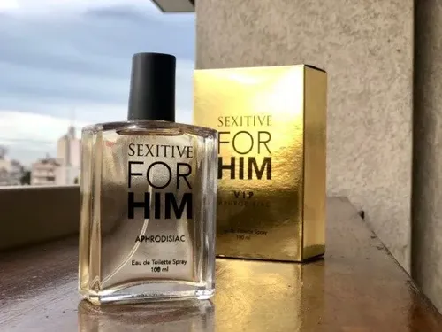 Perfume Eau De Toilette Sexitive For Him Vip Afrodisiaco 100ml Hombre