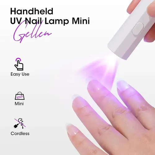 Mini Lampara Uv/led 3w Cherimoya Linterna Portátil P/uñas