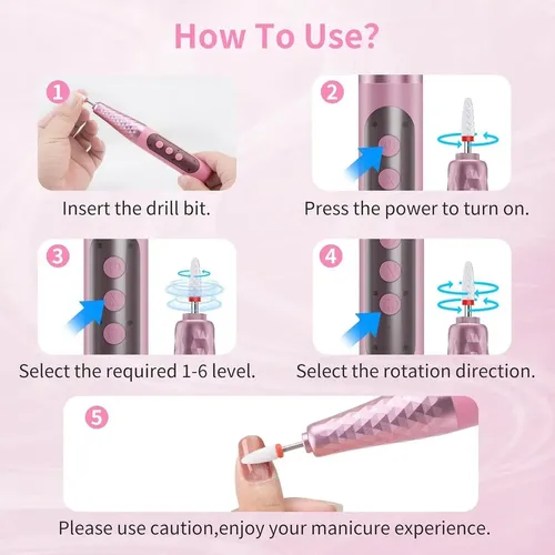 Lima De Uñas Eléctrica Inalámbrica, Herramientas De *