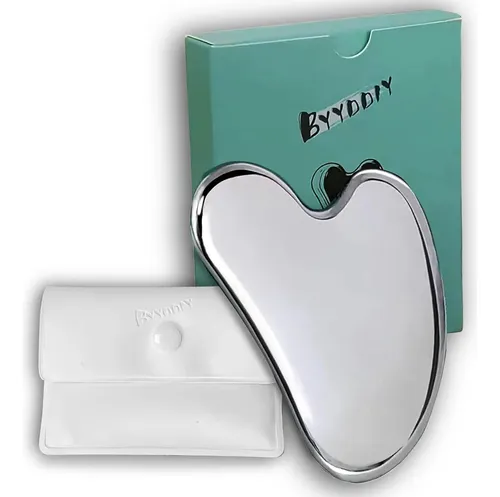 Herramienta Facial Gua Sha Byyddiy De Acero Inoxidable Esfér