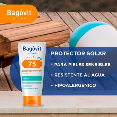 Bagóvit Protector Solar Fps75 Corporal Facial Piel Sensible