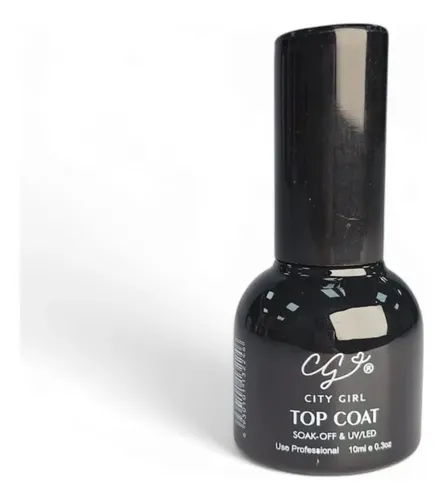 Top Coat City Girl 10ml Para Esmalte Semipermanente Uv Led