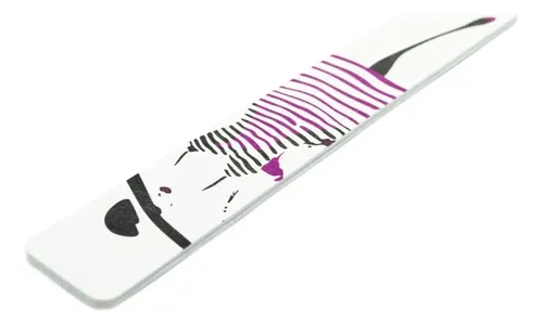 Lima Recta Estampada Diswald & Co Manicuría Profesional Uñas Gel 18cm