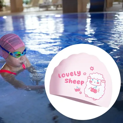 Gorro De Natación De Silicona Para Cabello Largo Y Corto, An