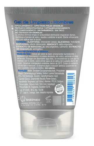 Gel De Limpieza Dermaglós Hombres Refrescante 100g Día/noche