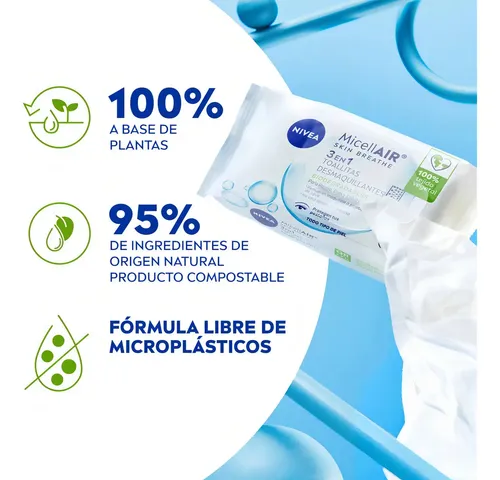 Desmaquillante Toallitas Nivea Micellair 4 En 1