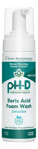 Ph-d Feminine Health/lavado De Espuma De Ácido Bórico. Vegan