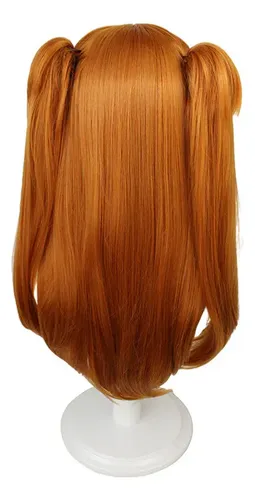T’ K Peluca Larga Con Flequillo Cosplay Shikinami Asuka