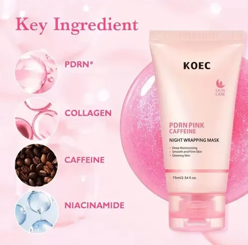 Mascarilla Facial Nocturna Koec Pdrn Pink Caffeine 75ml