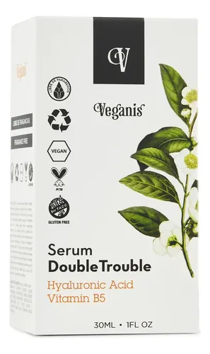 Veganis Serum Double Trouble Acido Hialuronico Vit B5 30ml