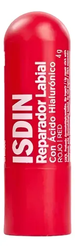Bálsamo Reparador Labial Color Rojo Isdin 4g