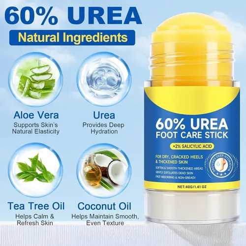Crema Para Pies Con Urea Al 60%, Hidratante Para Pies Secos Y Agr